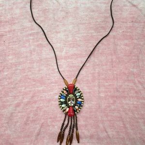 Handmade Native American necklace.